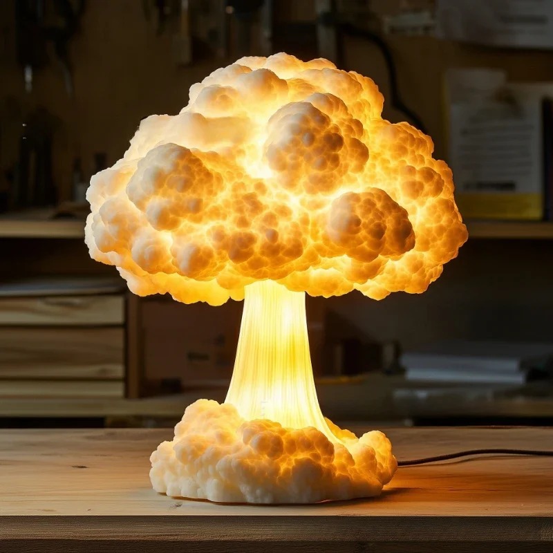USB Powered Atomic Mushroom Cl - đánh giá và giá Mushroom Table Lamp